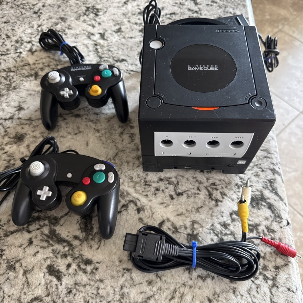 Nintendo Gamecube Black Console Bundle Tested